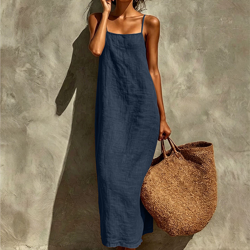 👗 LIMITED-TIME 50% OFF! ✨ Women's Casual Solid Color Slip Dress