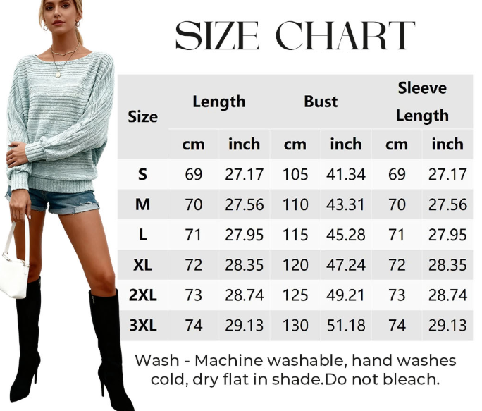 🎁New arrival 52% OFF💥Solid Round-Neck Striped Top with Long Sleeves