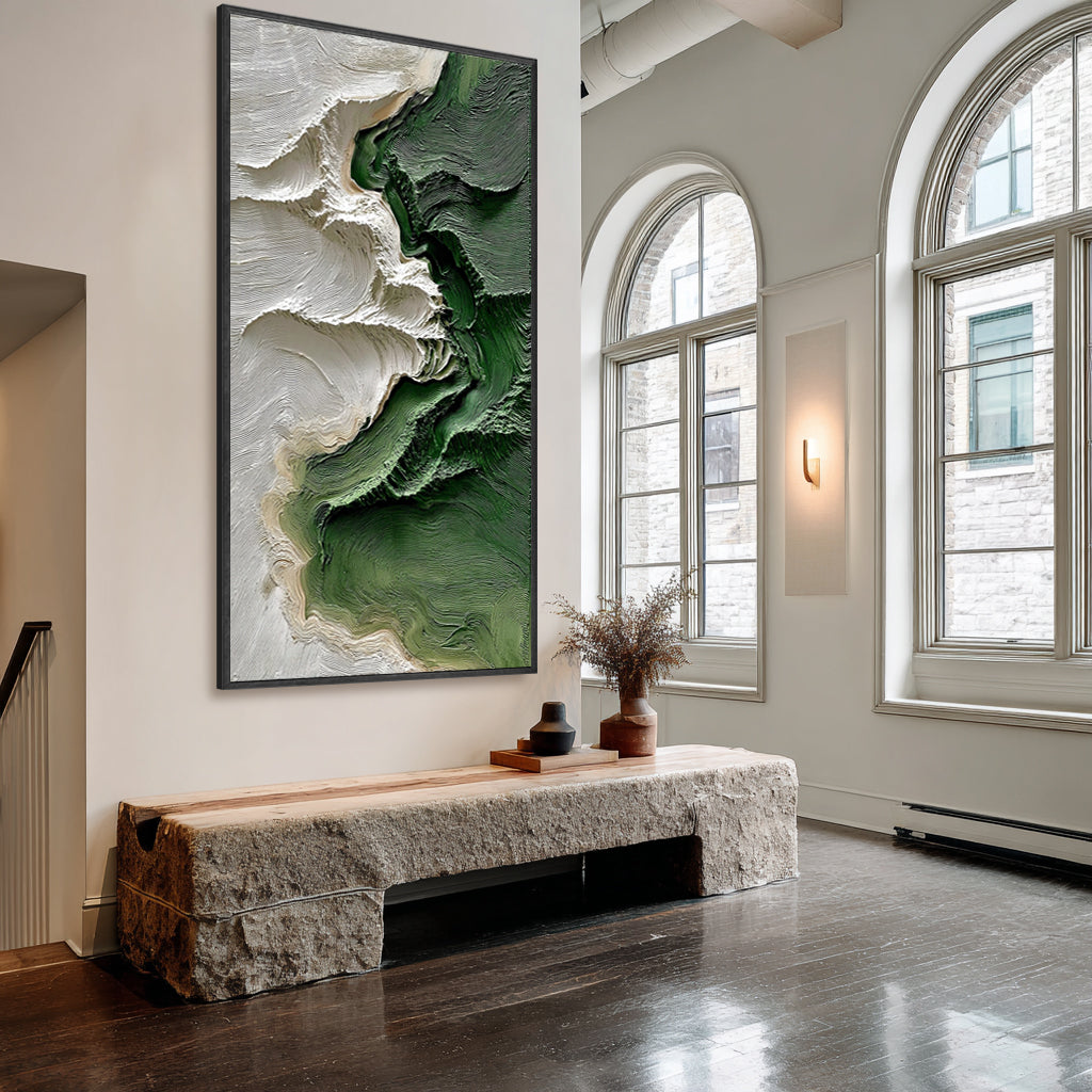 Serpentine Forests Handcrafted Painting