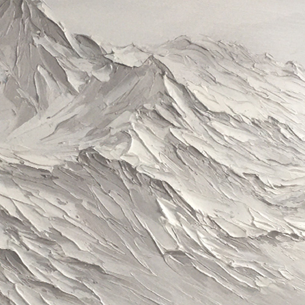 Mountain Landscape Paper Relief Art, 3D Wall Art, Handcrafted Mountain Design Texture Paintings