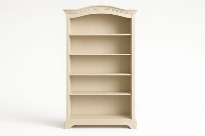 Wooden Bookshelf 5 Shelves Cream-Torivento