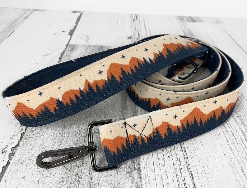 Wide Dog Leash, Metal Hook, Girl and Boy Dog Leash, Full wrapped Matching Dog Leash, Boho Cotton Floral Styles, Designer Leashes.