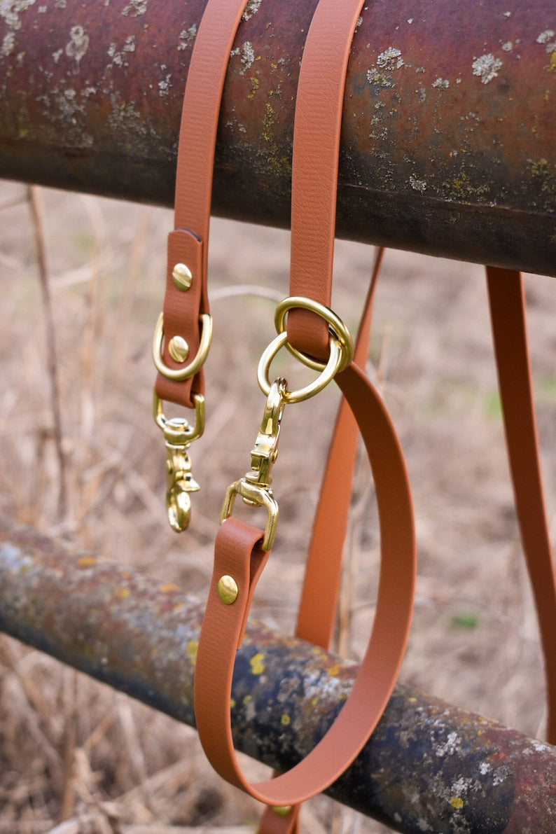 The Outback: Simple Handsfree Leash, Waterproof Biothane Dog Leash