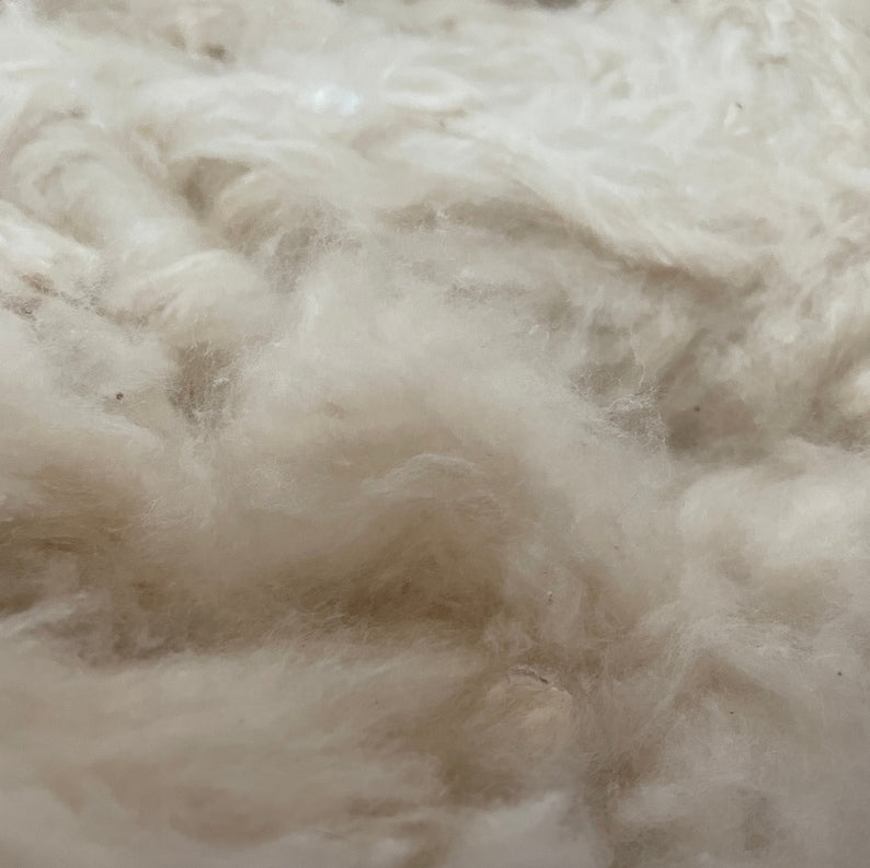 Plush Cat Bed Pillow: Organic Cotton Twill, Kapok Filled