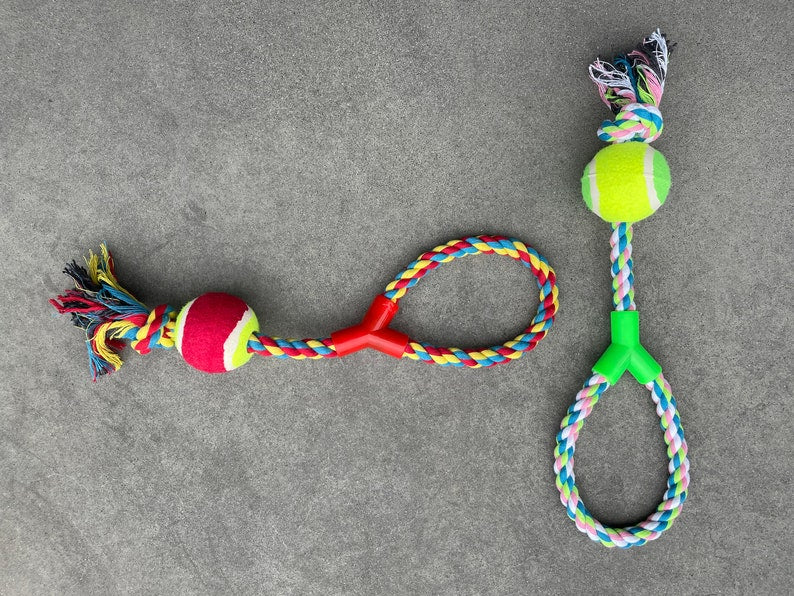 Tugging Dog Toy - Durable Rope with Ball