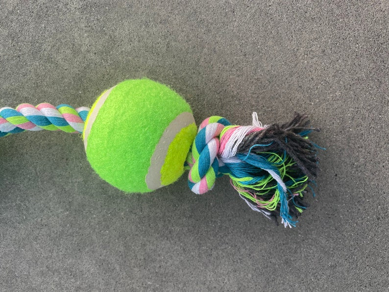 Tugging Dog Toy - Durable Rope with Ball