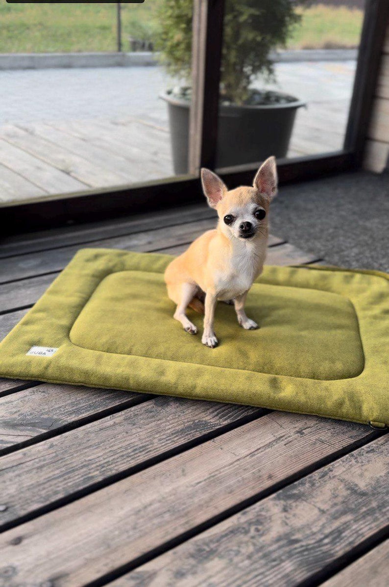 Travel mat for dogs, roll-up soft mat for pets, comfortable mattress for dog, personalized dog mat, gifts for pets, custom pet mat