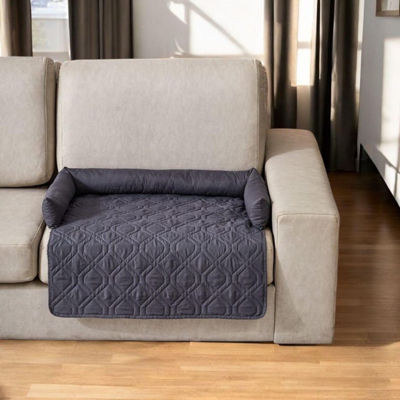 Waterproof Pet Bed Sofa Cover: Comfy Couch Protector with Bolster