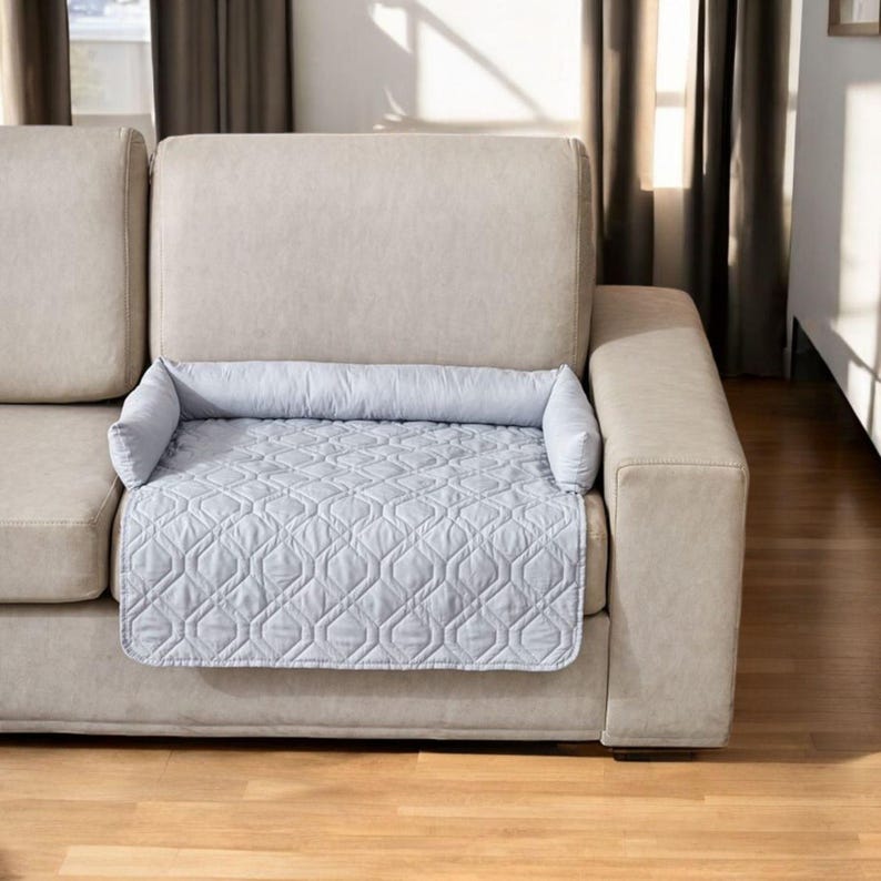 Waterproof Pet Bed Sofa Cover: Comfy Couch Protector with Bolster
