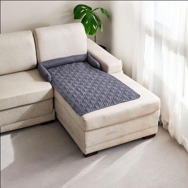 Waterproof Pet Bed Sofa Cover: Comfy Couch Protector with Bolster