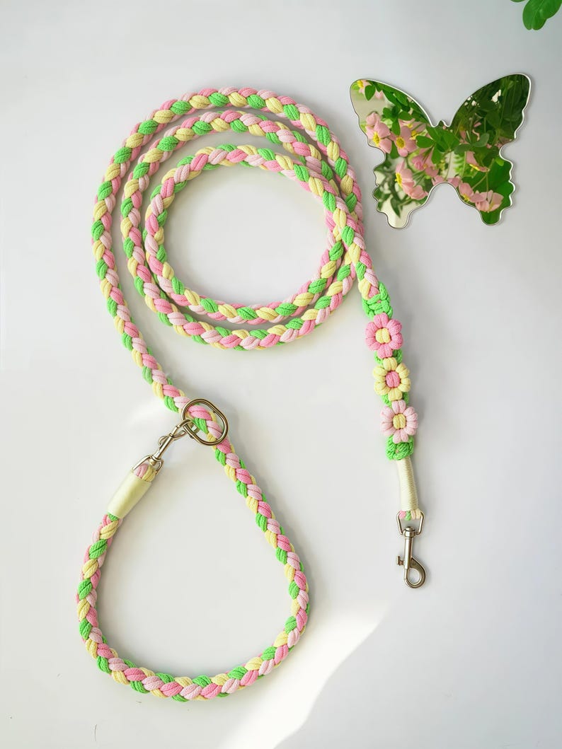 Handmade Dog Leash, Braided Leash