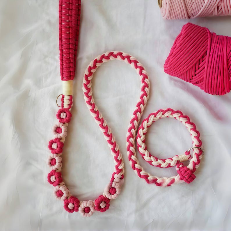 Handmade Dog Leash, Braided Leash