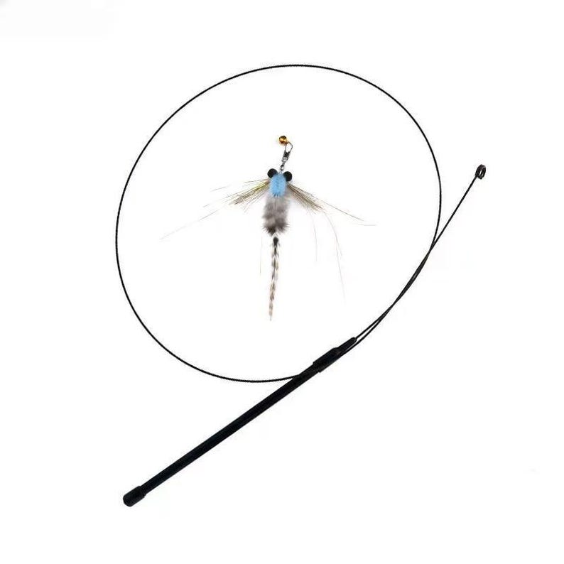 Imitation Flying Insects for Cat Teaser, Cat Wand Toys Replacement, Handmade Cat Toy, Cat Teaser Attachment, Cat Gifts, Cat Lover Gifts