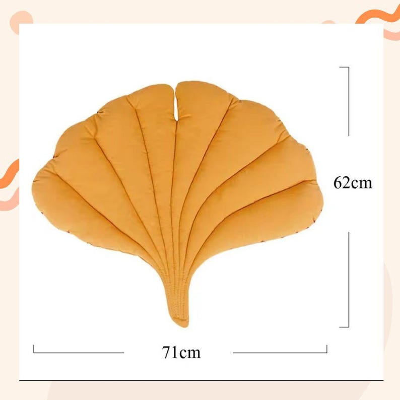 Leaf Dog Mat: Soft Cotton Pet Bed, Washable Floor Pad