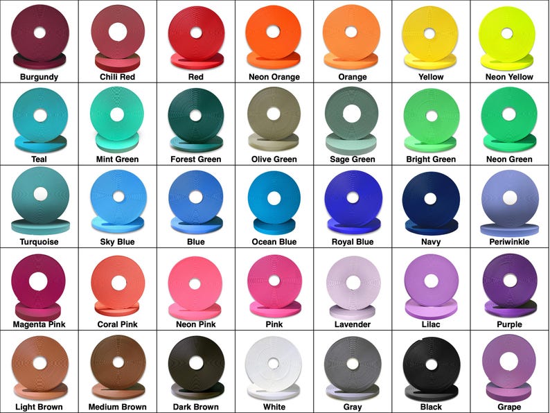 Standard 3 Foot Dog Leash: 1/2" Waterproof Biothane with Custom Colors and Hardware