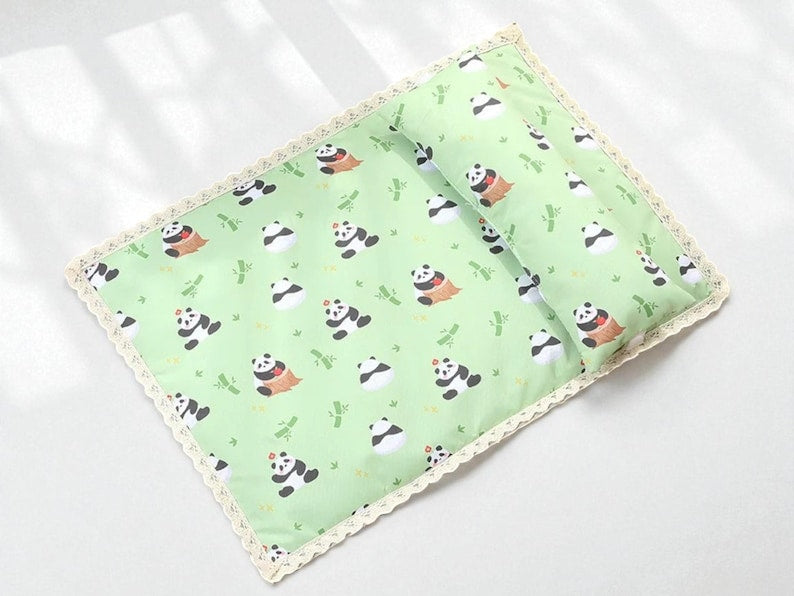 Reversible Cooling Pet Mat with Pillow | Water-Resistant Travel Cushion