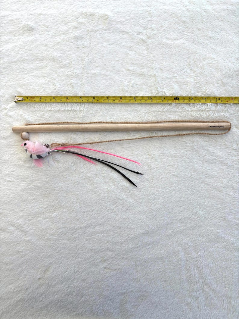 Feathered Bird Cat Toy, Interactive Cat Toy