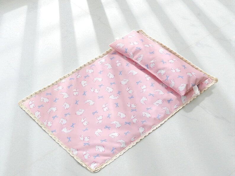 Reversible Cooling Pet Mat with Pillow | Water-Resistant Travel Cushion