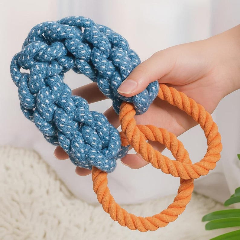 Durable Dog Rope Toy | Chew, Tug & Teeth Cleaning for Medium and Large Dogs