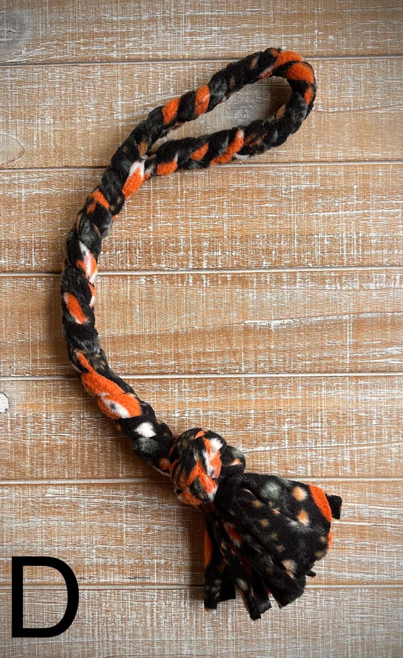 Braided Fleece Dog Tug Toy: Washable, Durable Pet Toy