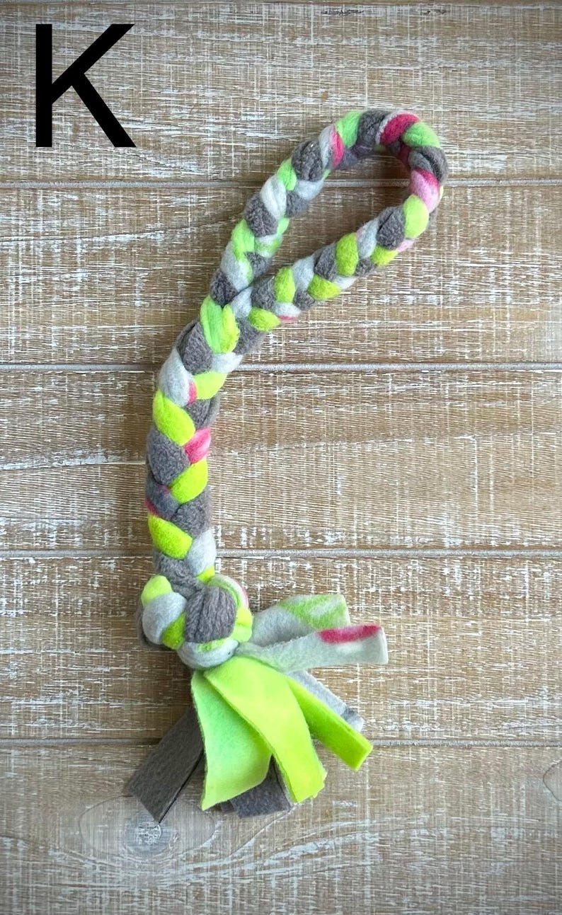 Braided Fleece Dog Tug Toy: Washable, Durable Pet Toy