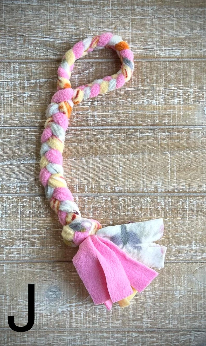 Braided Fleece Dog Tug Toy: Washable, Durable Pet Toy