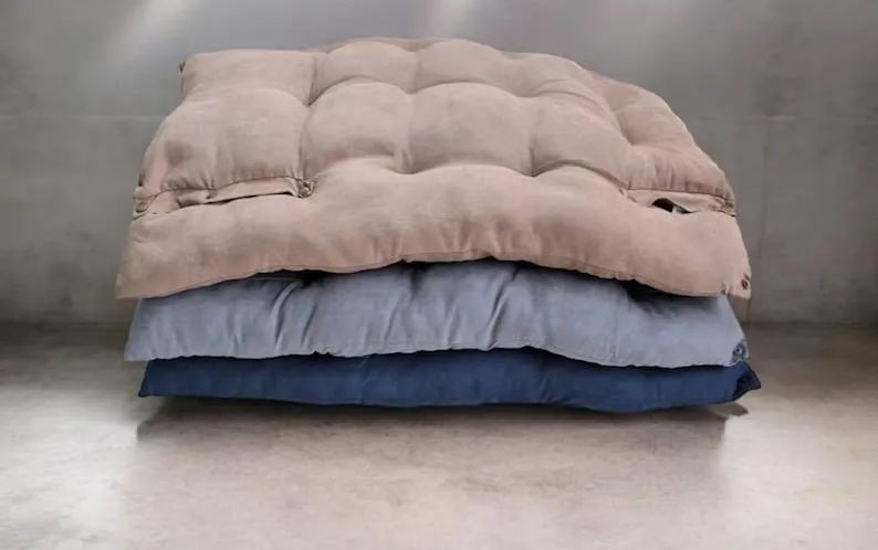 Soft Pet Bed & Cushion | Warm Winter Round Dog Cat Nest | Cotton Sofa Mat