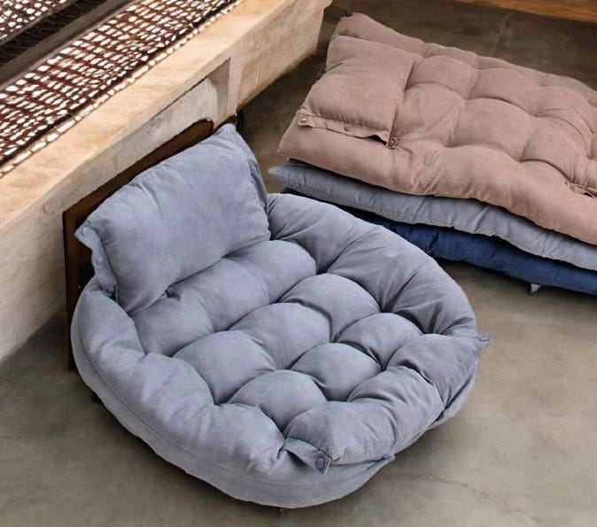 Soft Pet Bed & Cushion | Warm Winter Round Dog Cat Nest | Cotton Sofa Mat