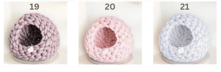 Dog cave | Cat cave "Emma" | Cat basket | Dog basket | Cat bed | Dog basket | Cat basket | Made of organic cotton | Knitted cave |