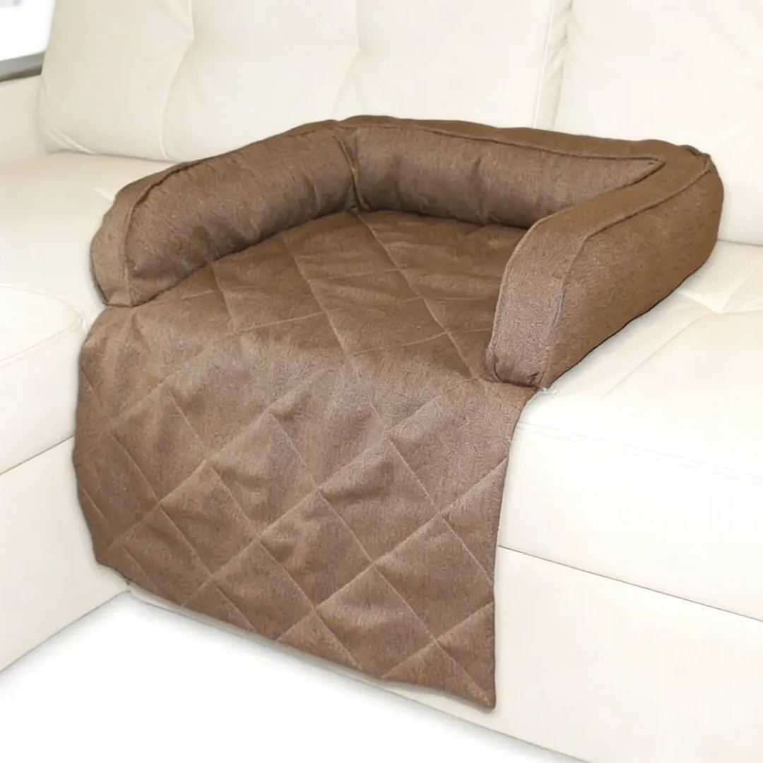 Brown Dog Sofa Bed Washable Furniture Fabric Cat Lounger