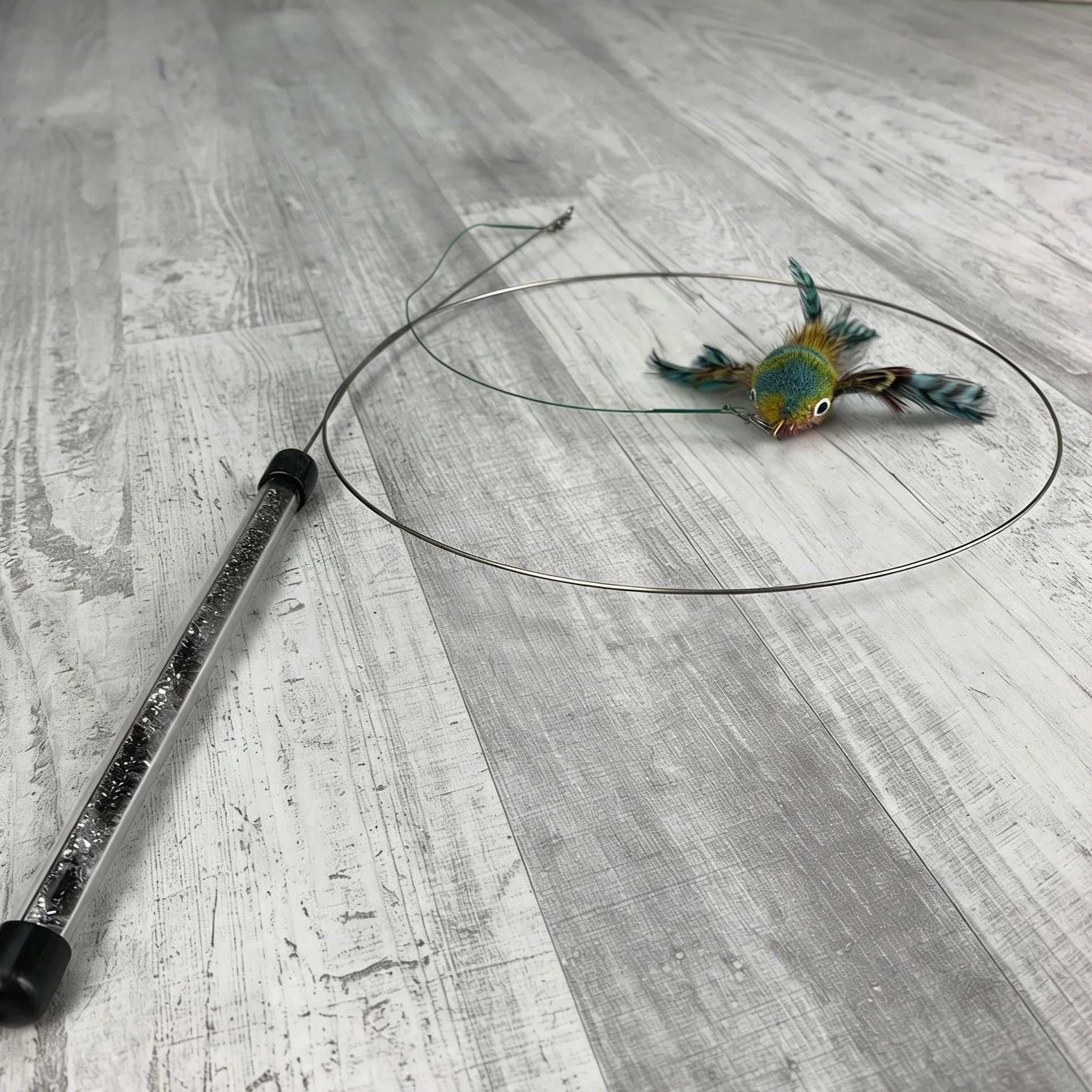 XL Feather Jet Cat Toy Bird Fly Interactive Cat Toy