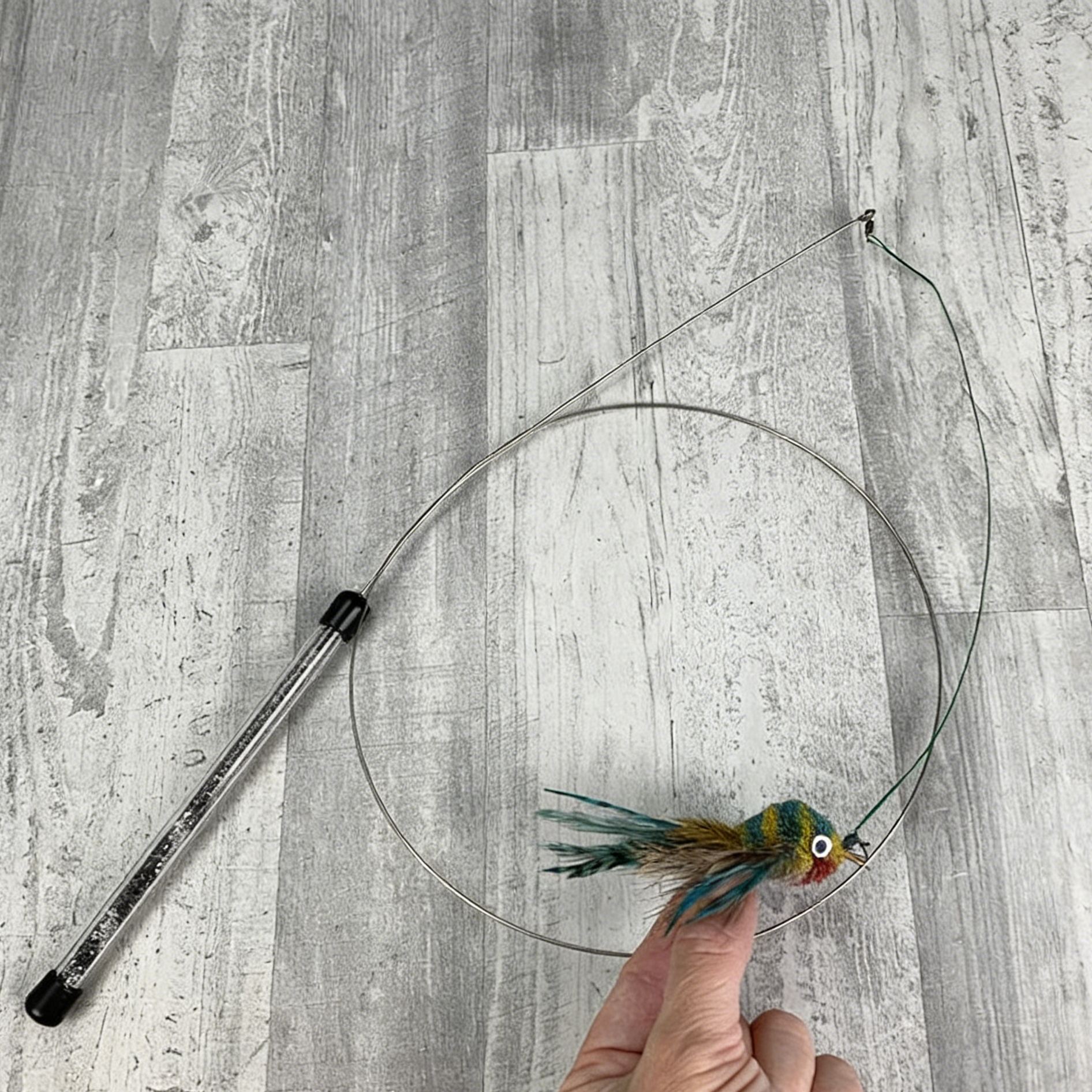 XL Feather Jet Cat Toy Bird Fly Interactive Cat Toy