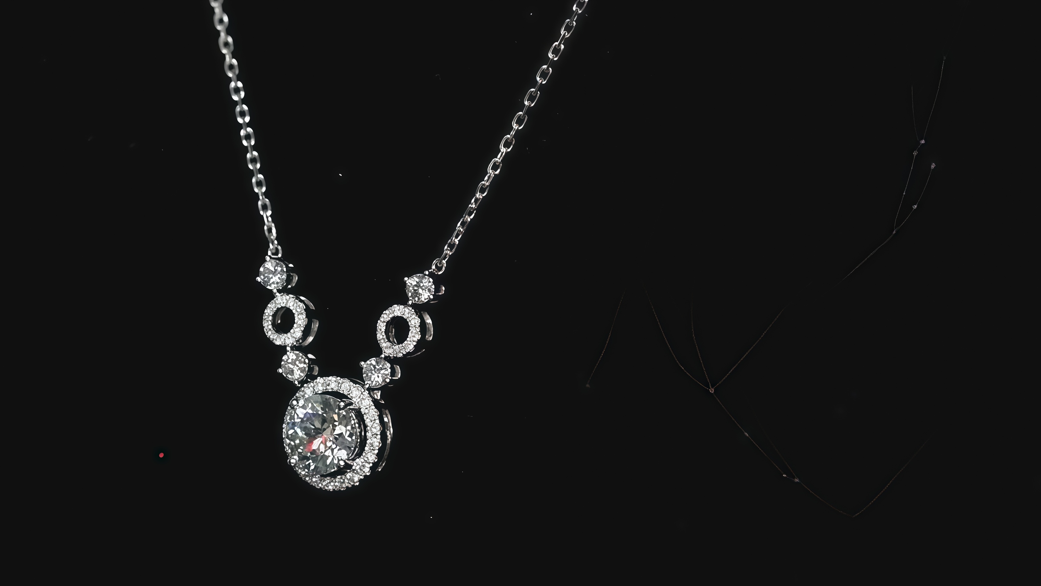 1 Carat Round Lab Grown Diamond Necklace
