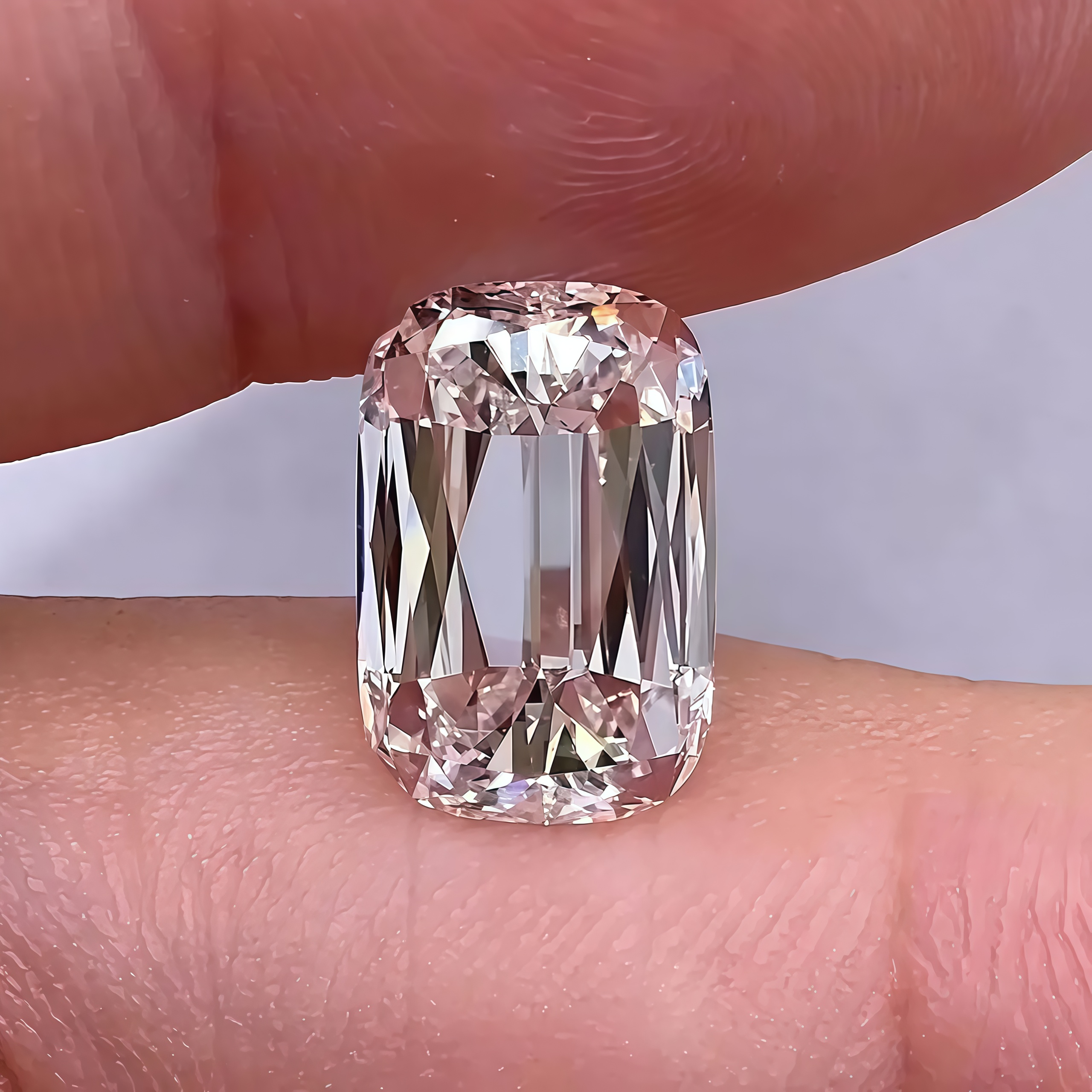 3.23 Carat Criss Cut Lab-Grown Diamond