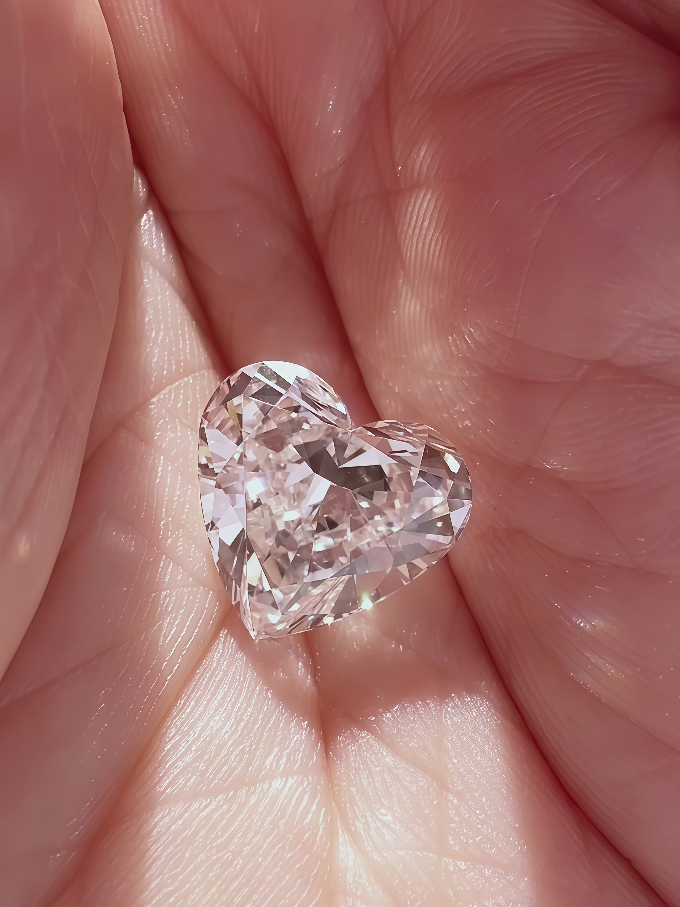 Lab-Grown 5.12 Carat E-VS1 Heart Diamond