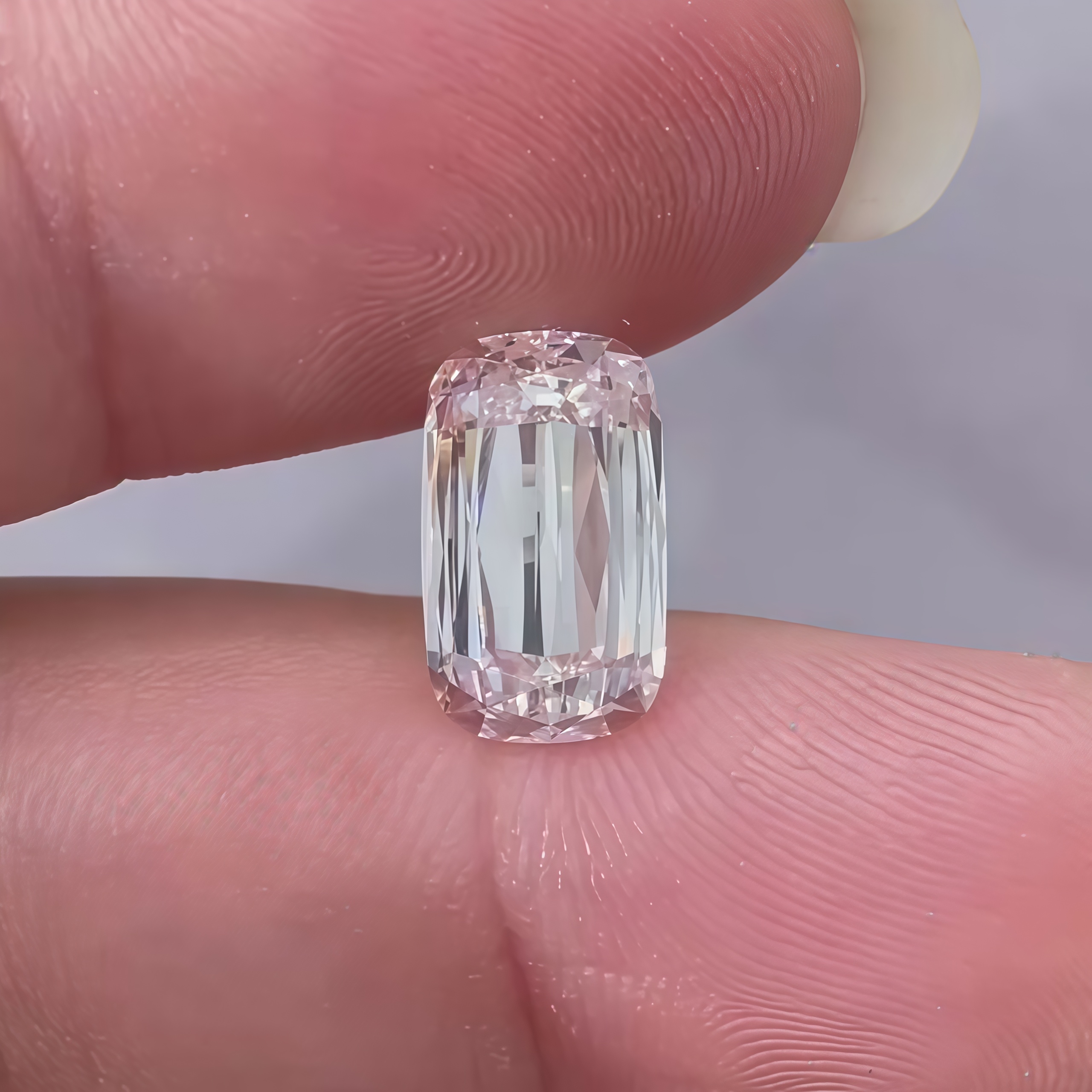 3 Carat Cushion Modified Cut Lab-Grown Diamond
