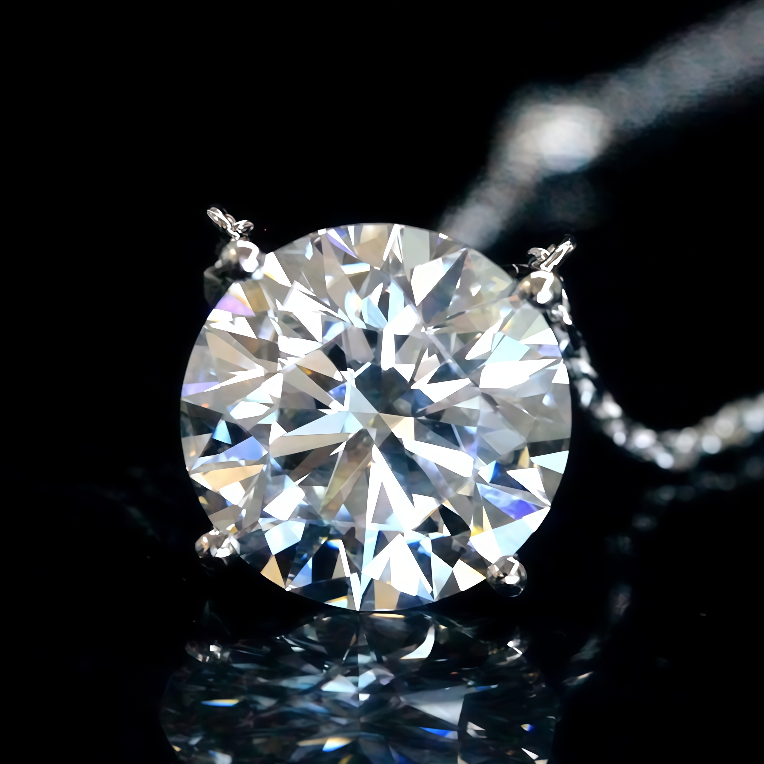 6.5 Carat Lab-Grown Diamond Necklace