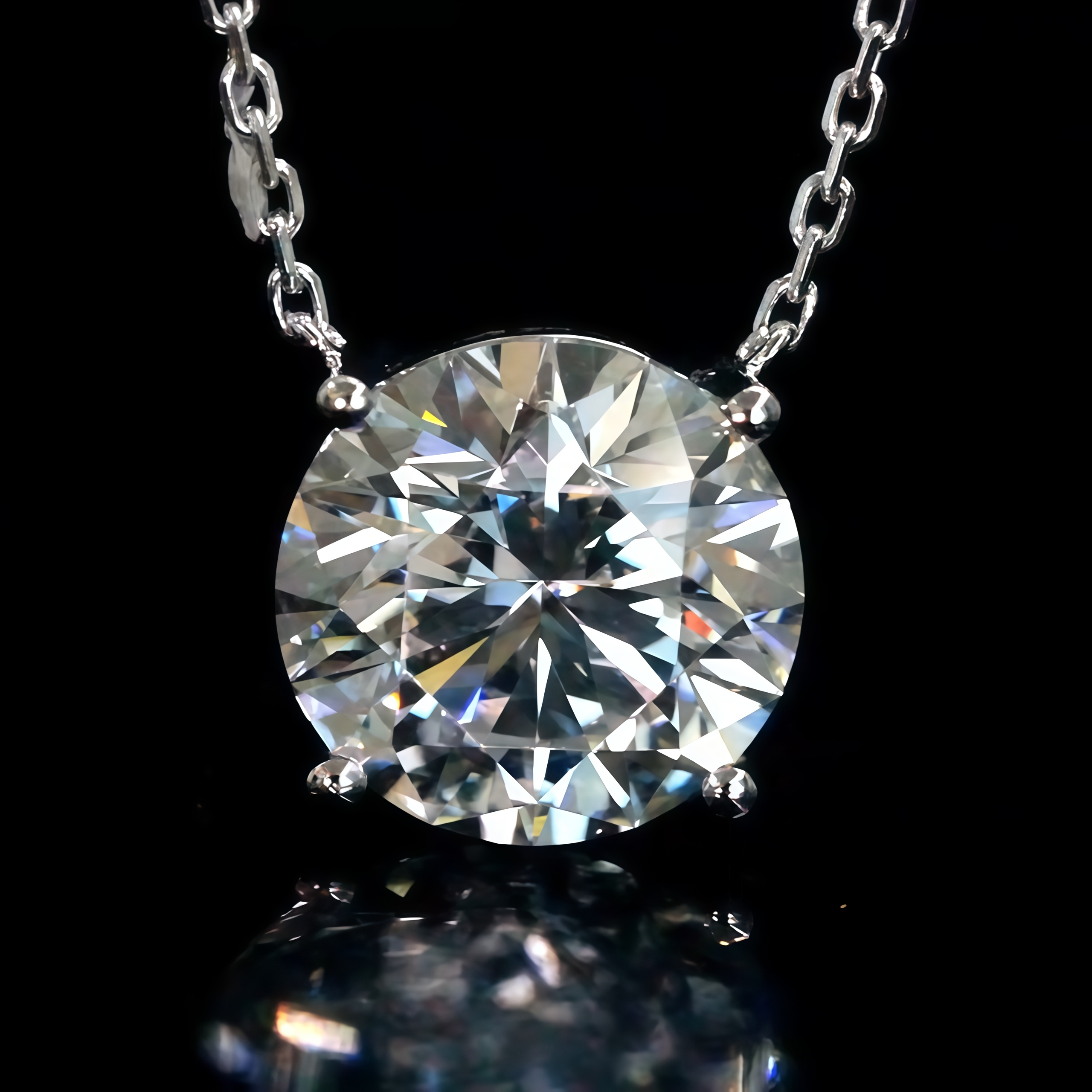 6.5 Carat Lab-Grown Diamond Necklace