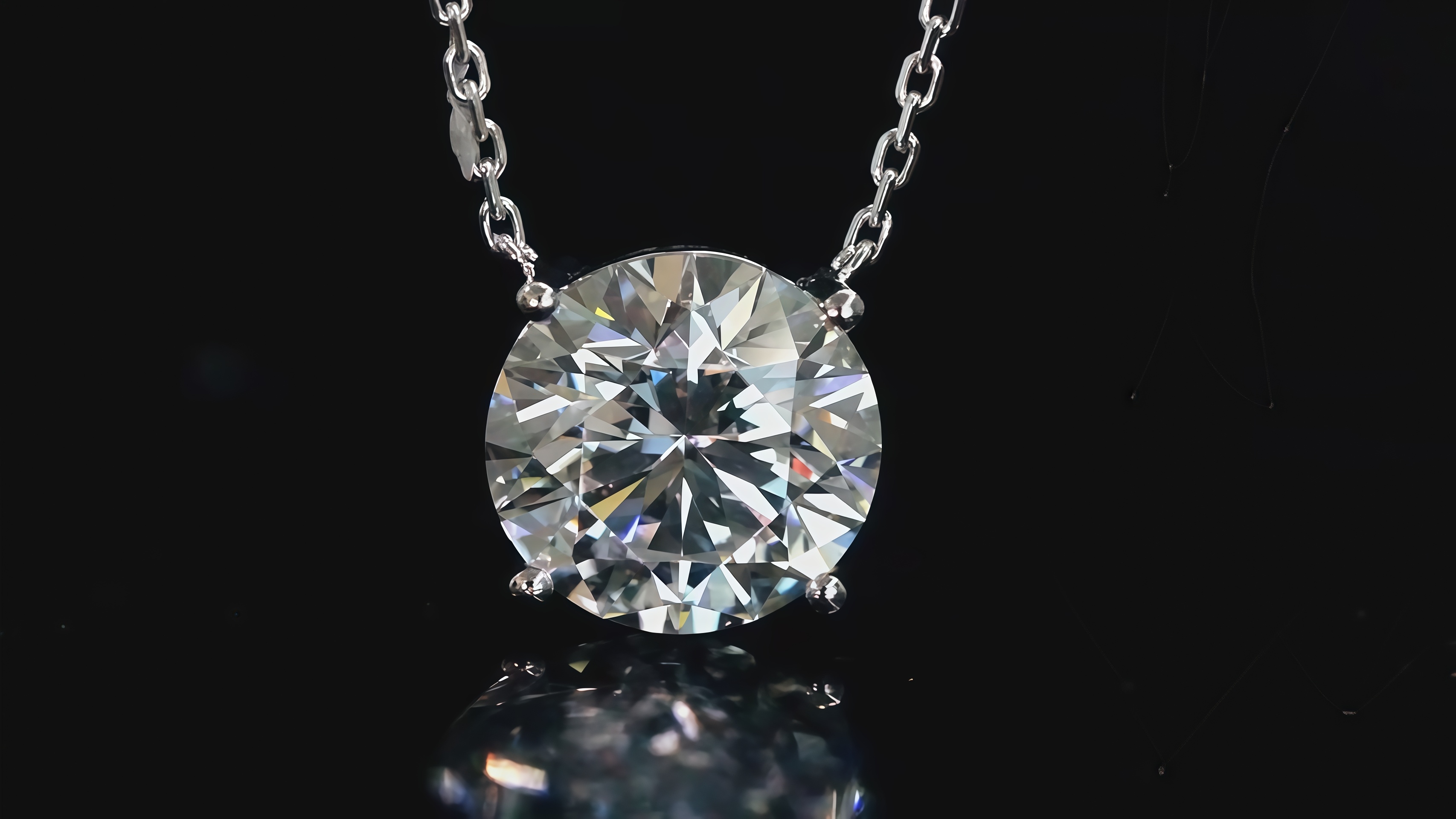 6.5 Carat Lab-Grown Diamond Necklace