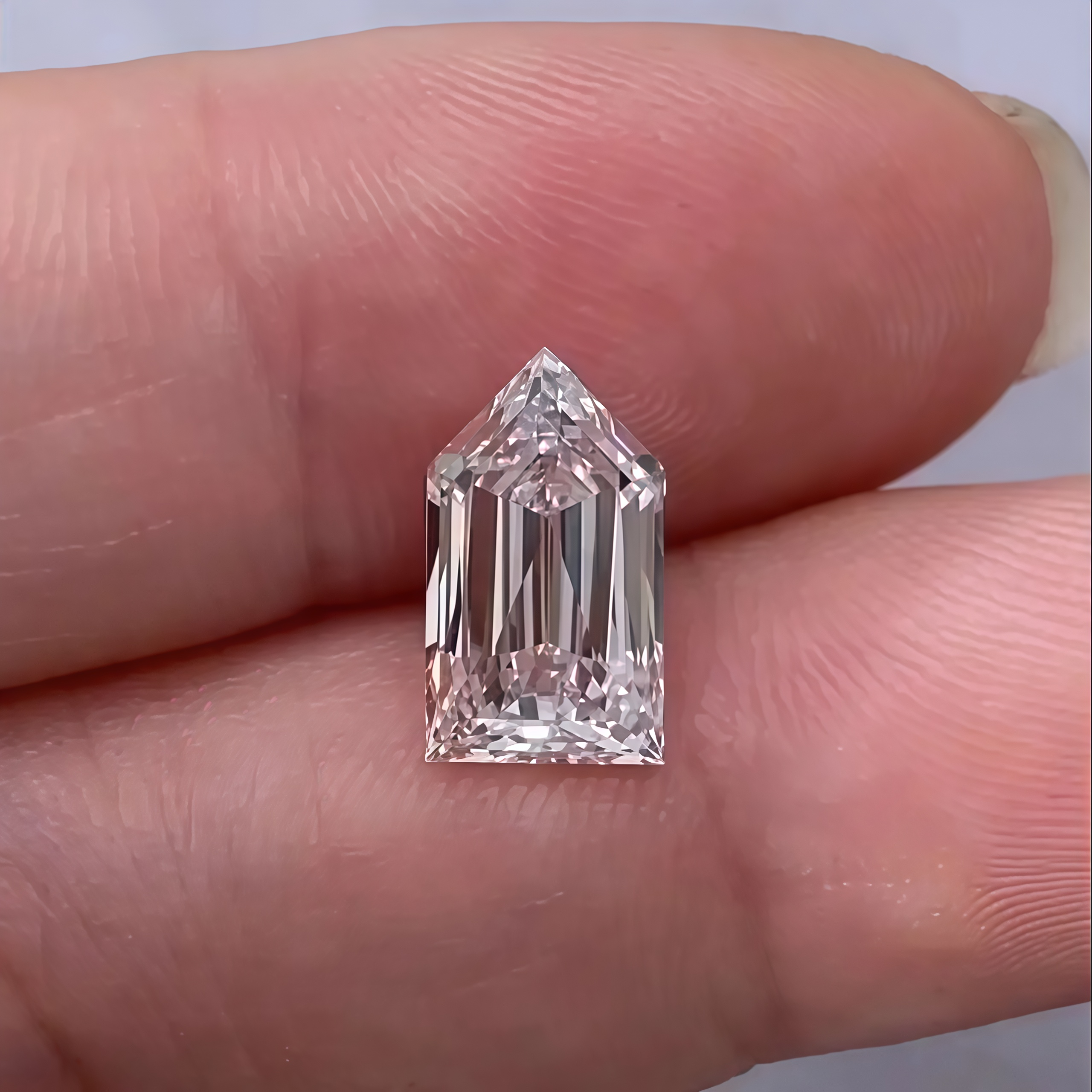 2 Carat Bullet Step Cut Lab Grown Diamond