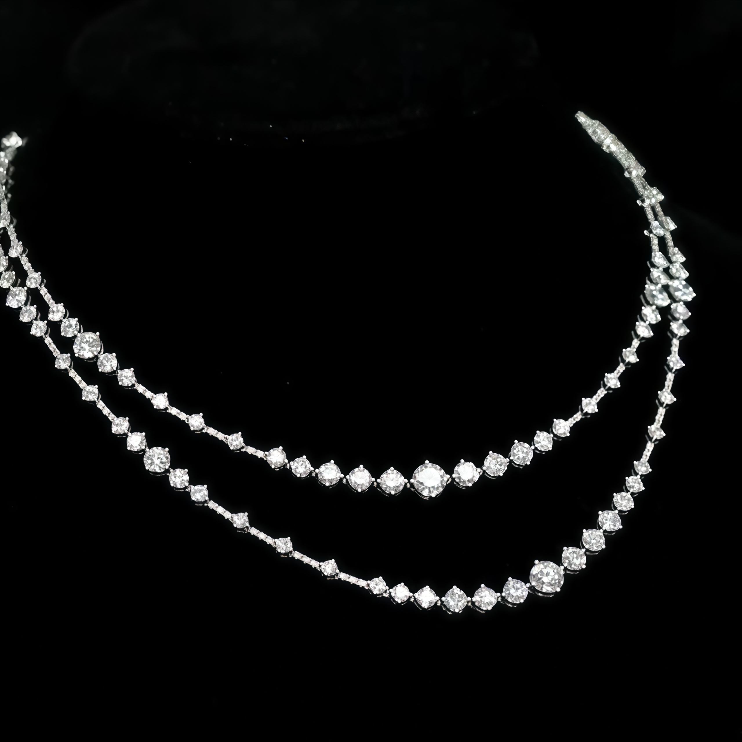 Double-Layer Lab Grown Diamond Necklace