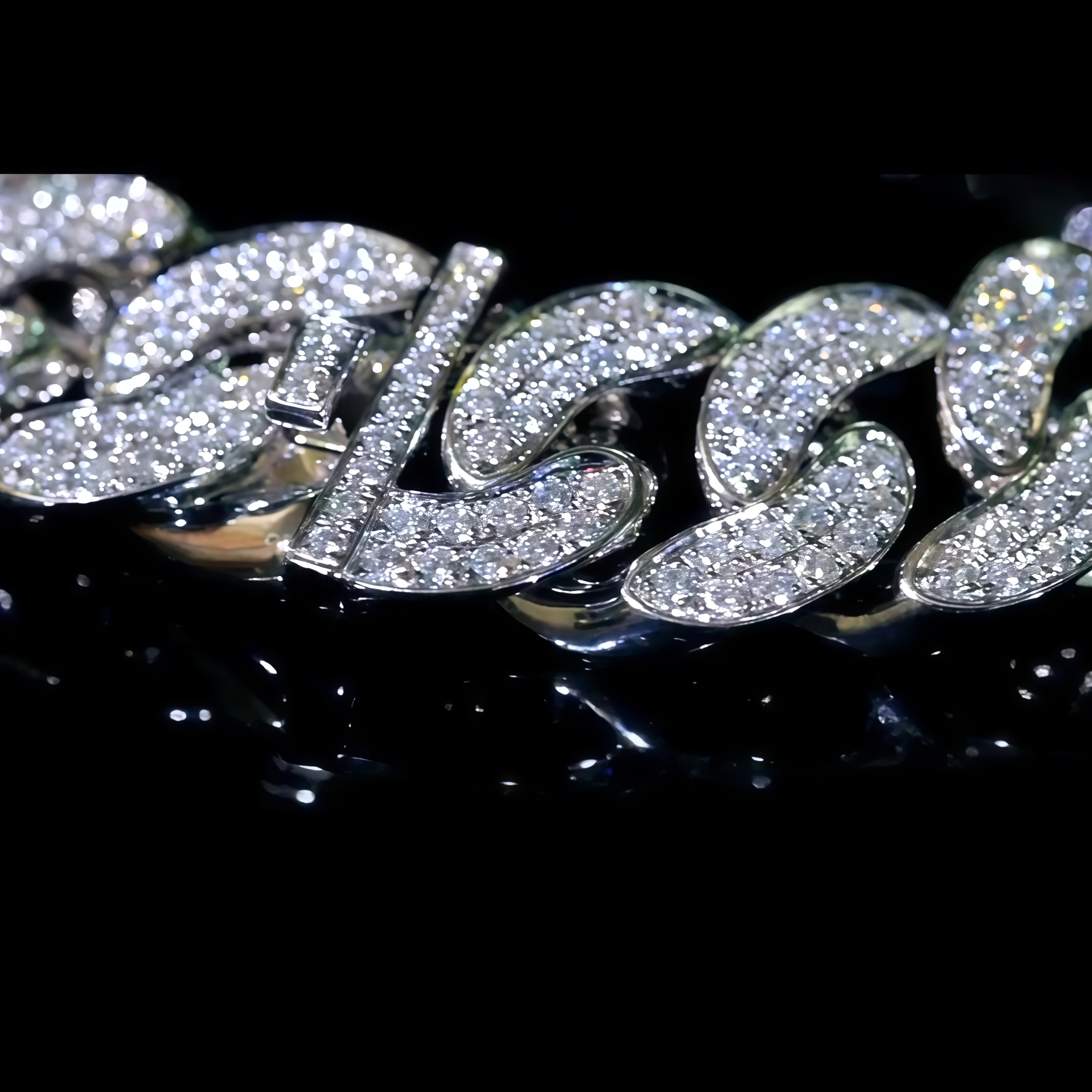 Luxury 18K Gold Lab Grown Diamond Cuban Link Bracelet for Men