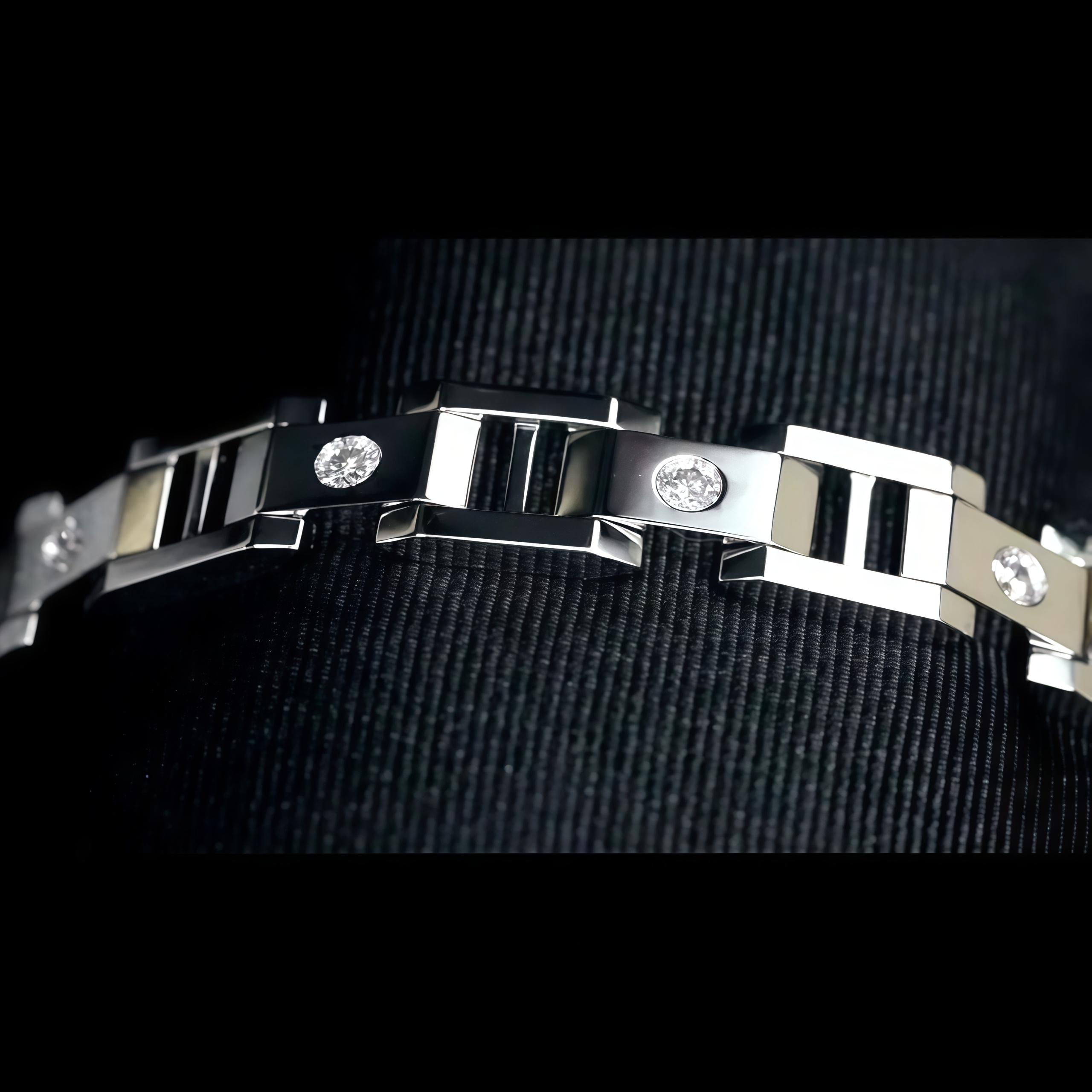 Men's 18K Gold Lab-Grown Diamonds Bracelet