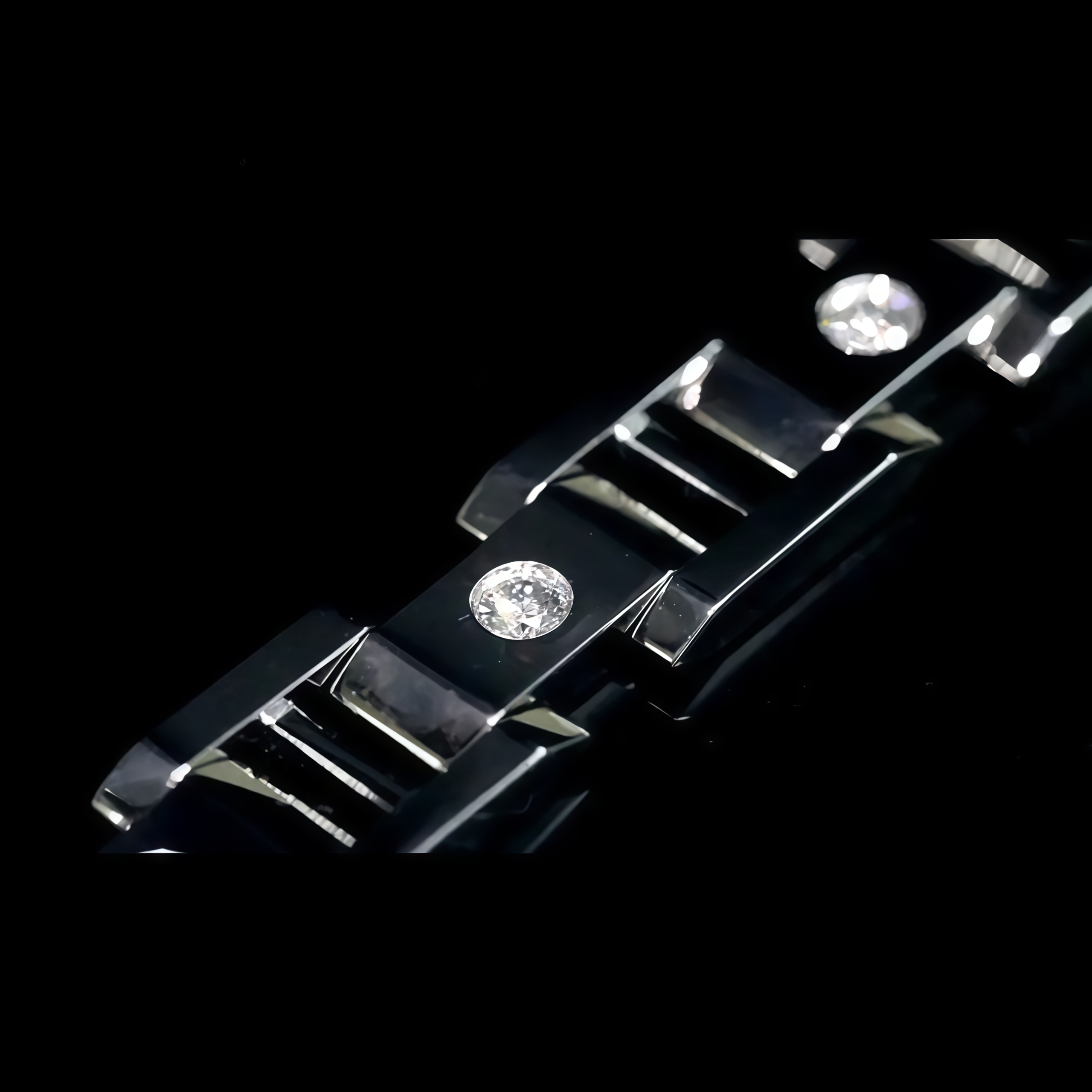 Men's 18K Gold Lab-Grown Diamonds Bracelet