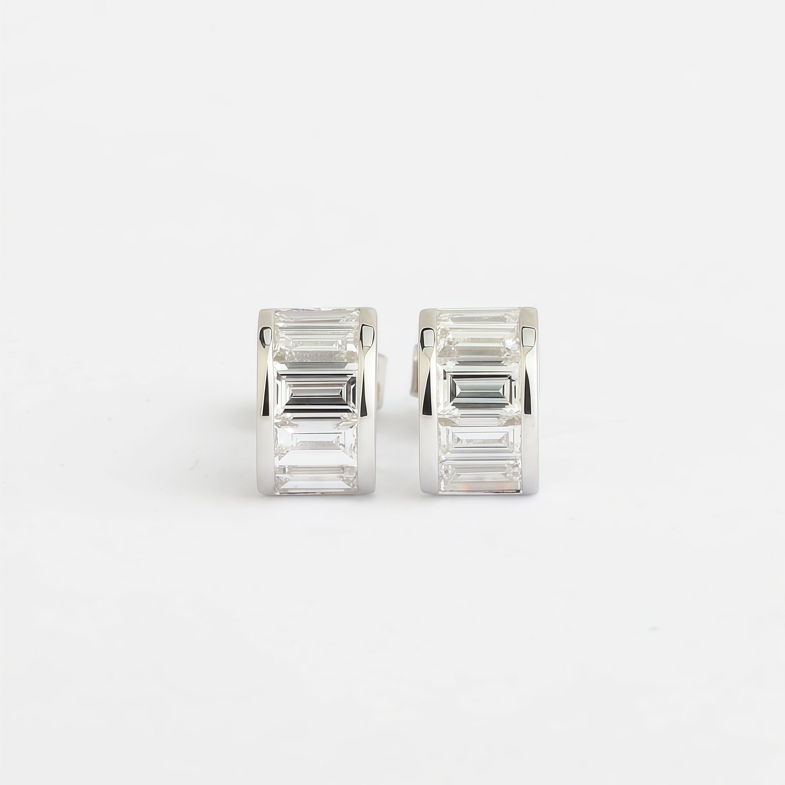 Baguette Lab-Grown Diamond Studs Earrings (1.00 Ct. Tw.)