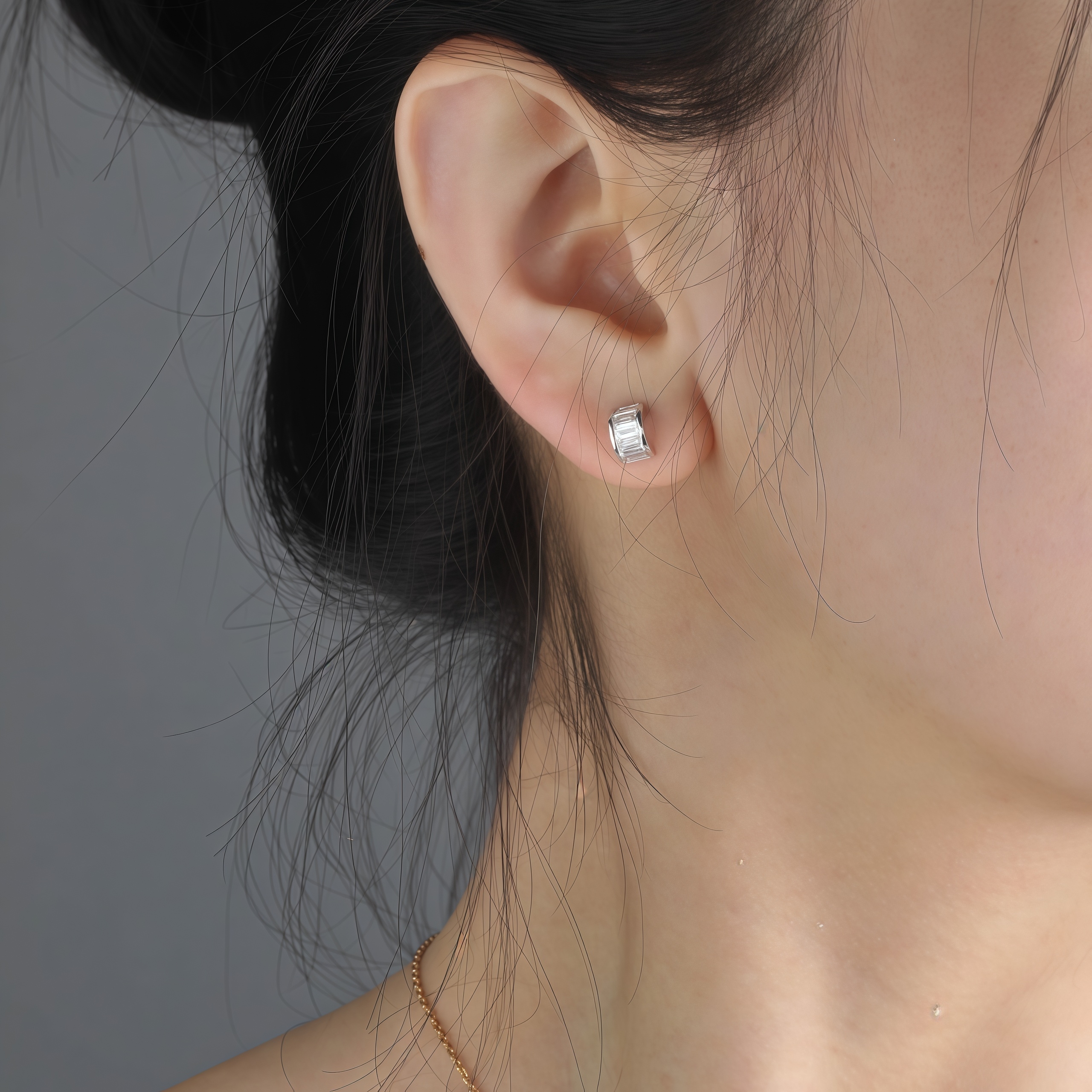 Baguette Lab-Grown Diamond Studs Earrings (1.00 Ct. Tw.)