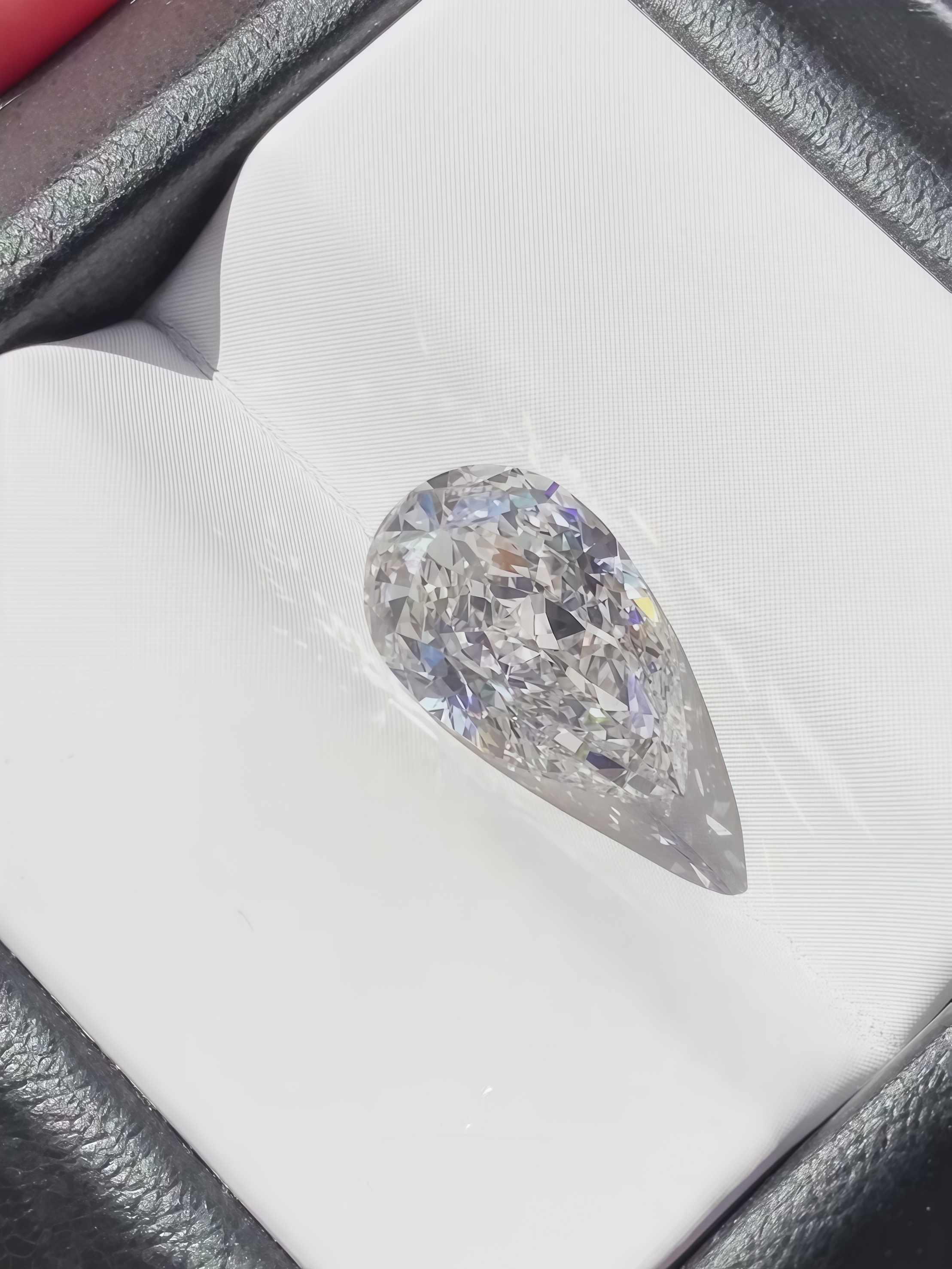 Lab-Grown 3.15 Carat E-VS1 Pear Diamond