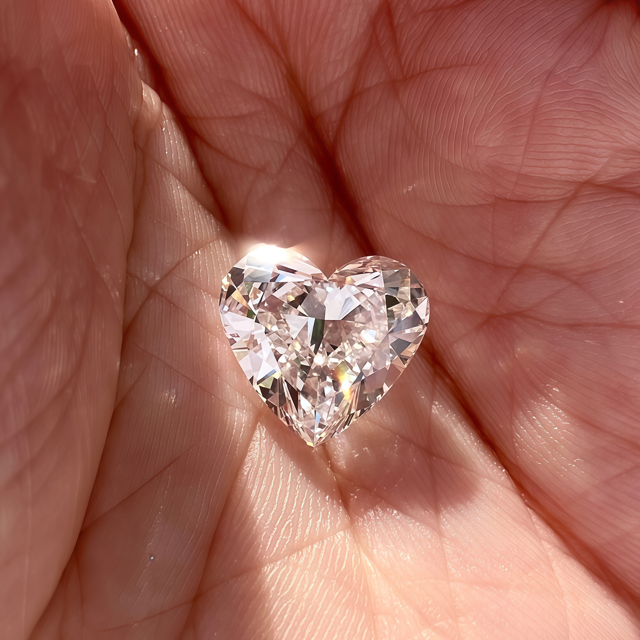 Lab-Grown 5.12 Carat E-VS1 Heart Diamond