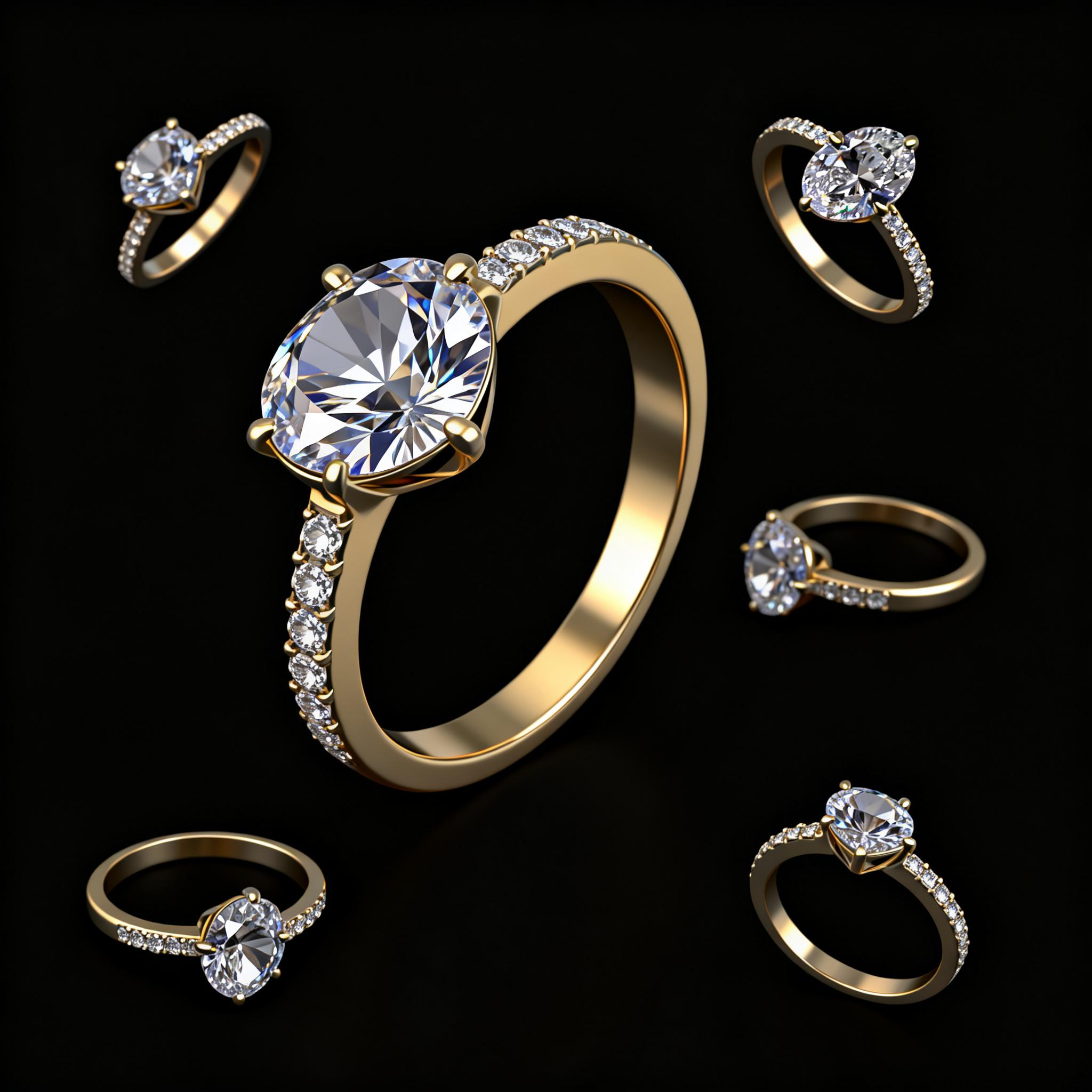 1.11 CT Oval Cut Lab Grown Diamond Pave Engagement Ring