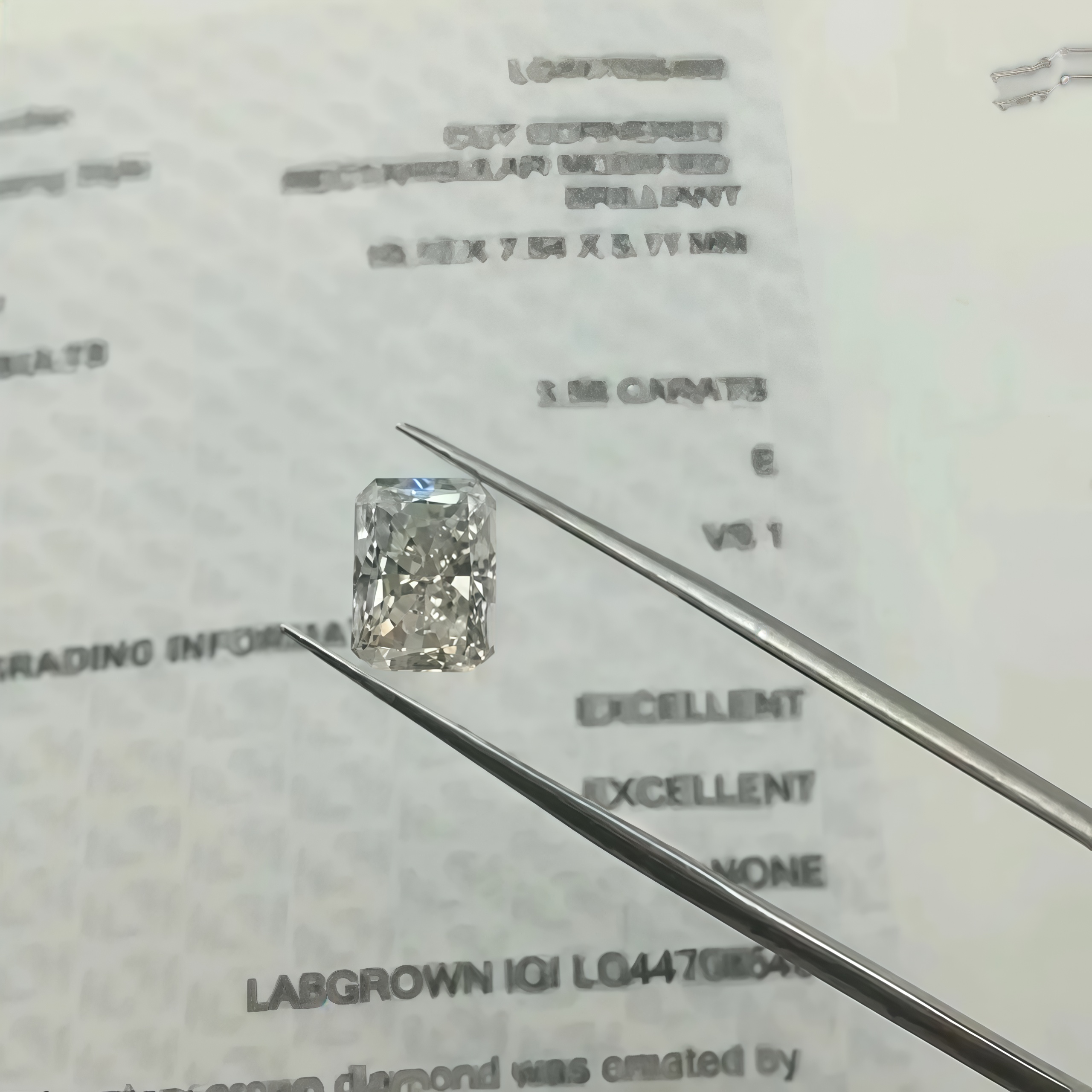 3.56 Carat Radiant Cut Lab-Grown Diamond